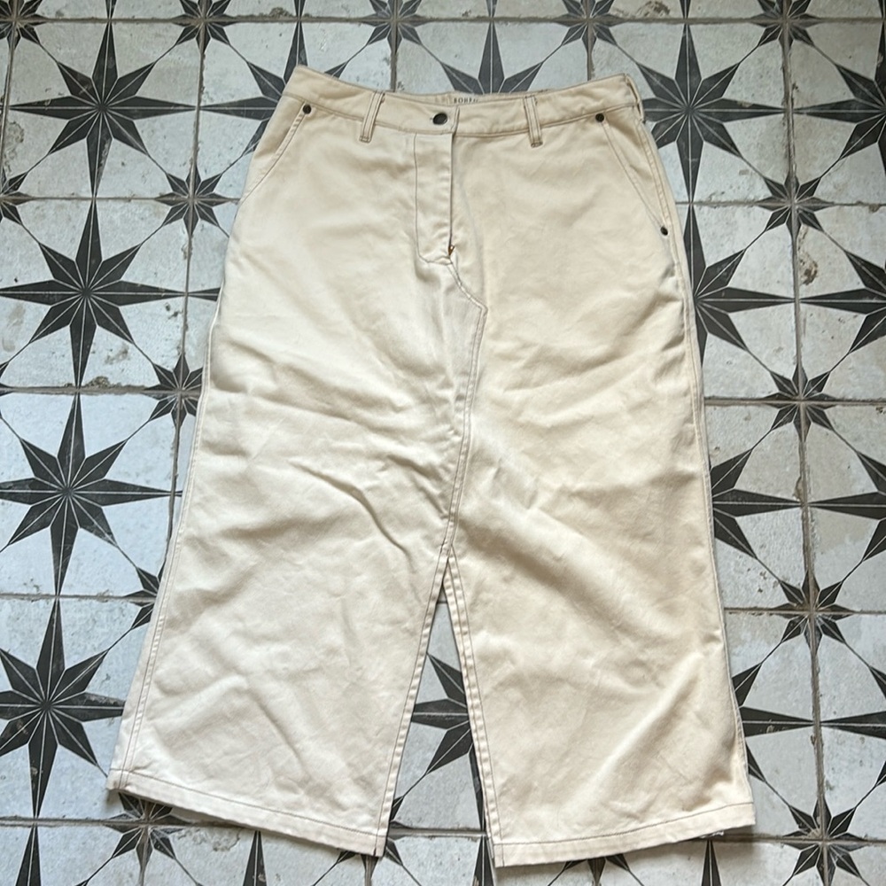 Bohème Goods Bull Denim Skirt vanilla size M/L